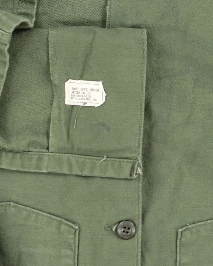 60s Vintage US Army OG-107 Utility Shirt - Large sold by Rokit product image thumbnail 5