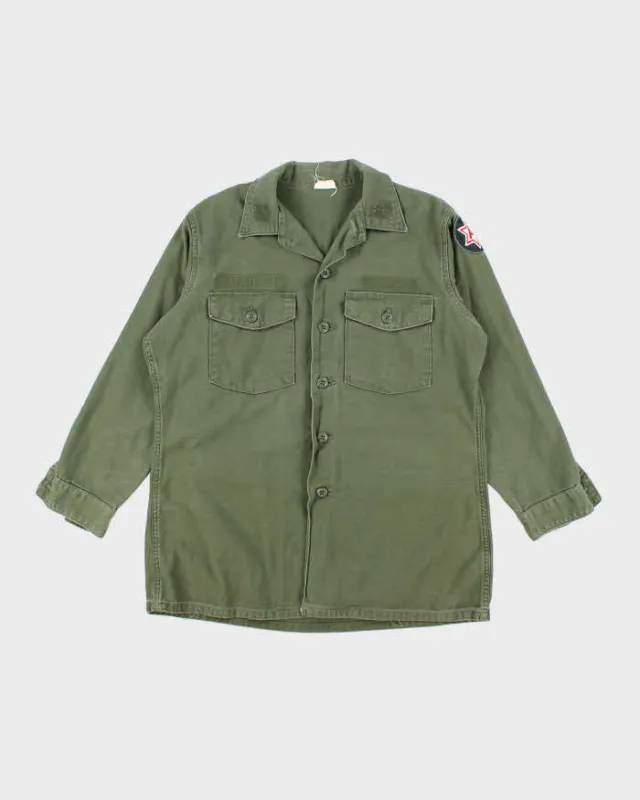 60s Vintage US Army OG-107 Utility Shirt - X-Large sold by Rokit