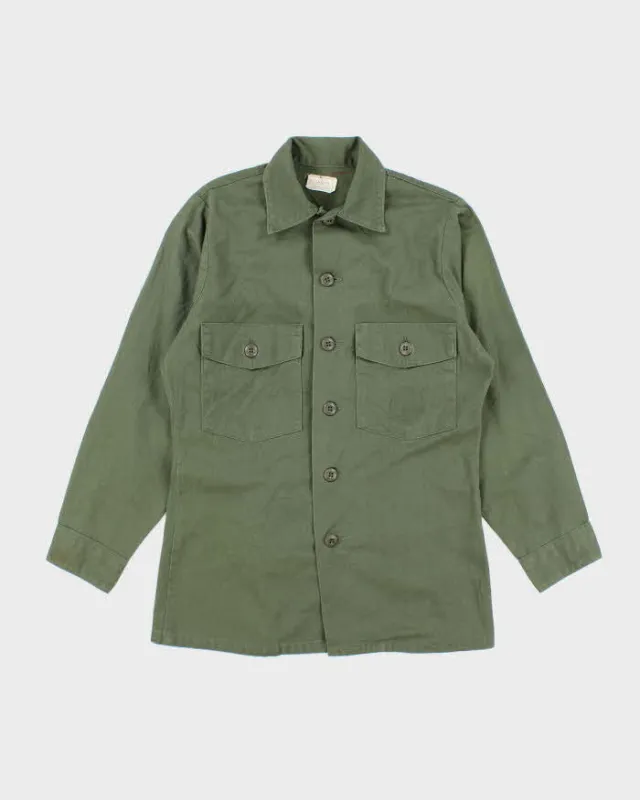70s Vintage US Army Dura-Press Utility Shirt - Small sold by Rokit