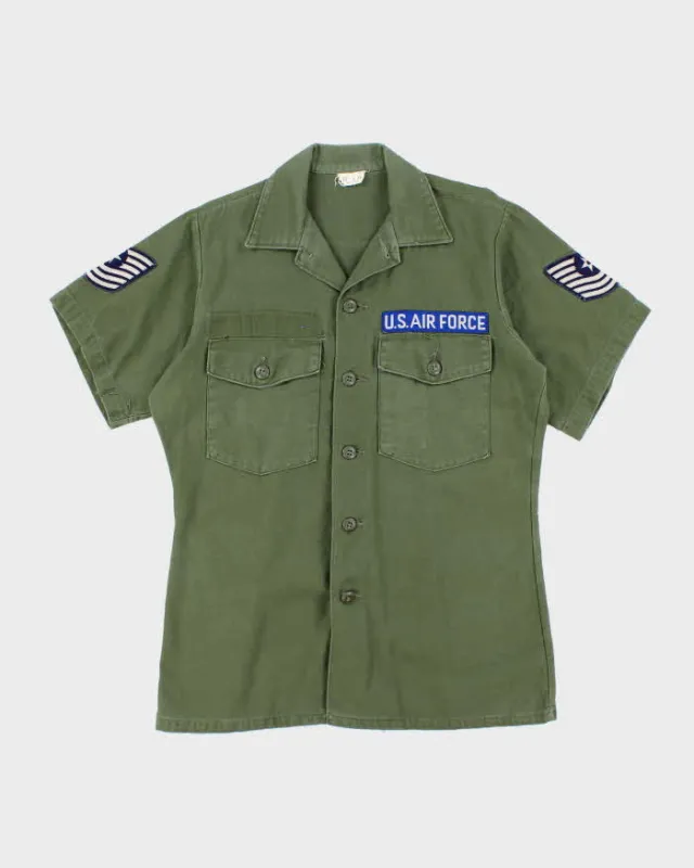 60s Vintage US Air Force OG-107 Utility Shirt - Large sold by Rokit