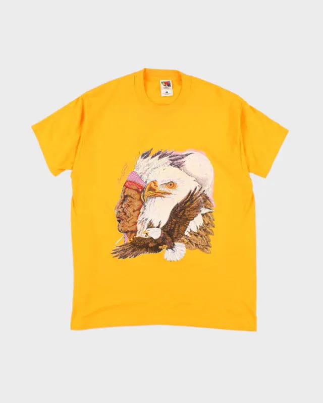 Vintage 90's Brave Heart Eagle Graphic T-Shirt - L sold by Rokit