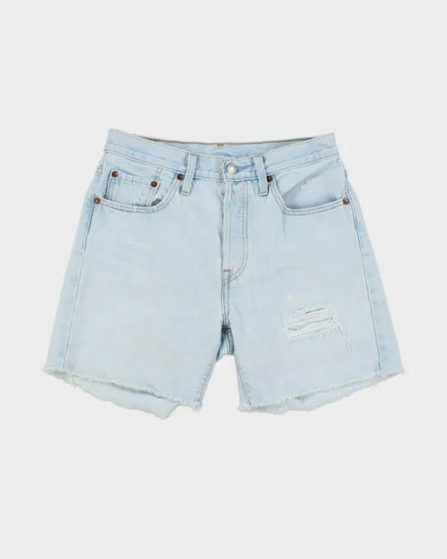 Vintage Levi's Ultra Light Wash Cut Off Denim Shorts - W28 L6 sold by Rokit