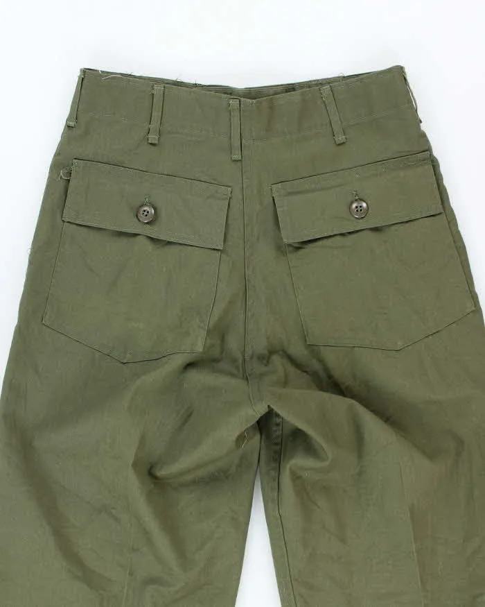 70s Vintage US Army Dura-Press Utility Trousers - 28x30 sold by Rokit product image thumbnail 4