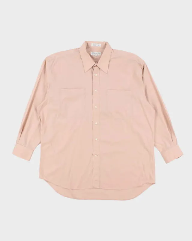 Vintage 90's Christian Dior Oversized Plain Button Up Shirt - L sold by Rokit