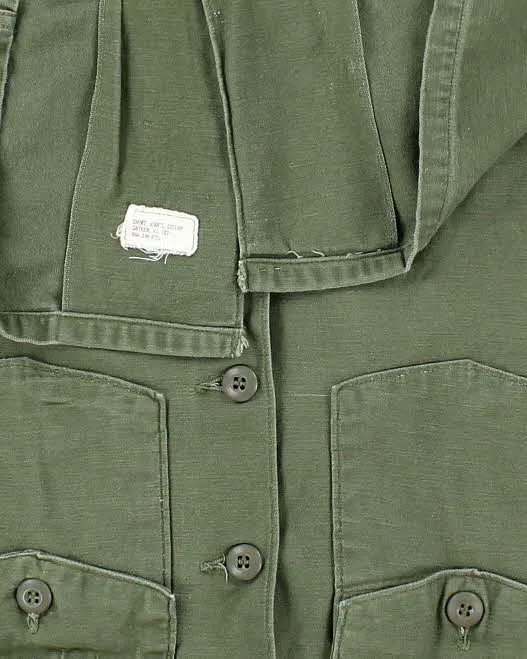 60s Vintage US Army OG-107 Utility Shirt - X-Large sold by Rokit product image thumbnail 5