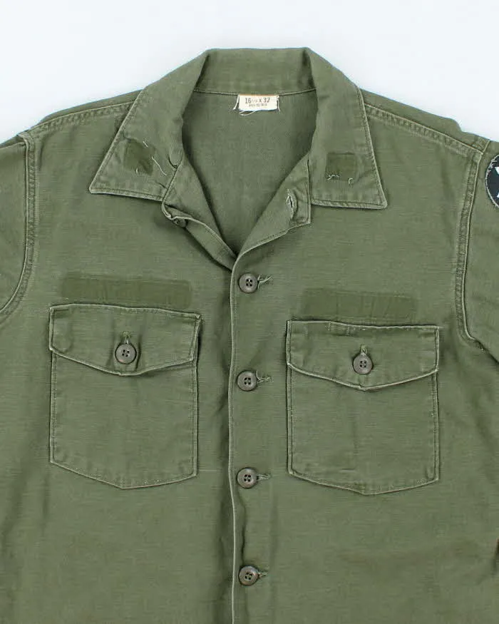 60s Vintage US Army OG-107 Utility Shirt - X-Large sold by Rokit product image thumbnail 3