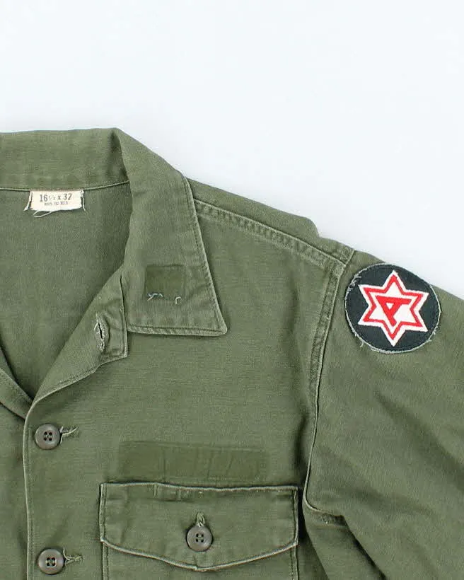 60s Vintage US Army OG-107 Utility Shirt - X-Large sold by Rokit product image thumbnail 4