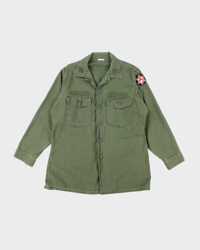 60s Vintage US Army OG-107 Utility Shirt - X-Large sold by Rokit
