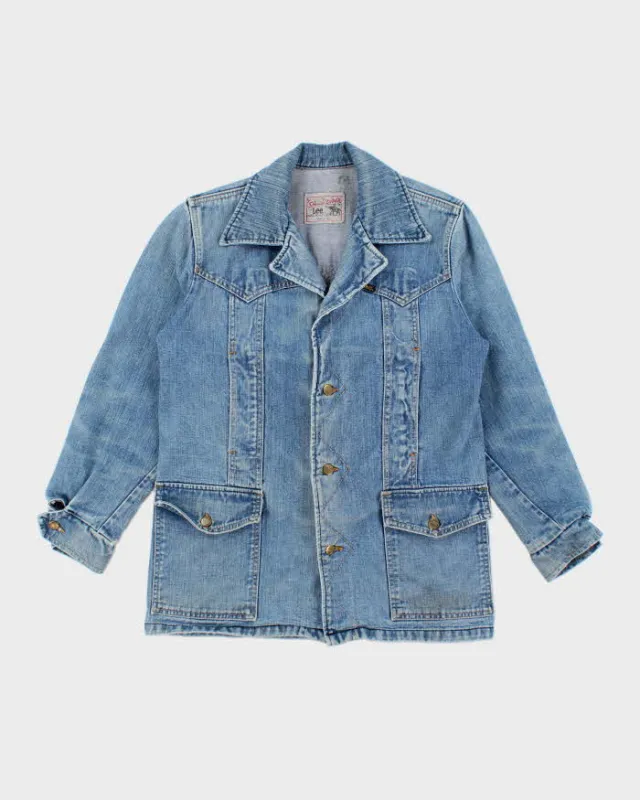 Vintage 70's Lee Strom Rider Heavyweight Medium Wash Denim Jacket - L sold by Rokit