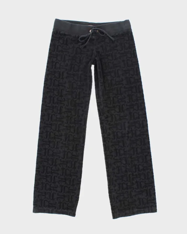 Vintage Y2K Juicy Couture Embossed Logo AOP Tracksuit Bottoms - W30 L30 sold by Rokit