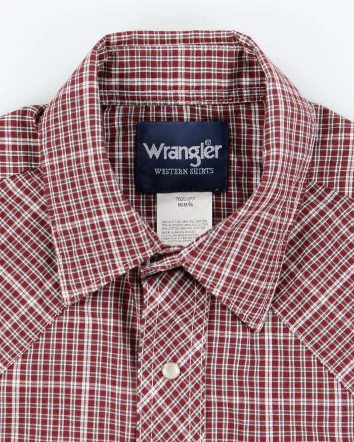 Vintage 90's Wrangler Checked Snap Button Shirt - M sold by Rokit product image thumbnail 5