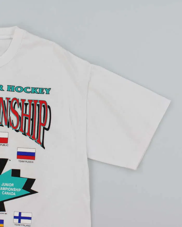 Vintage Hockey World Championship Graphic T-Shirt - XL sold by Rokit product image thumbnail 5