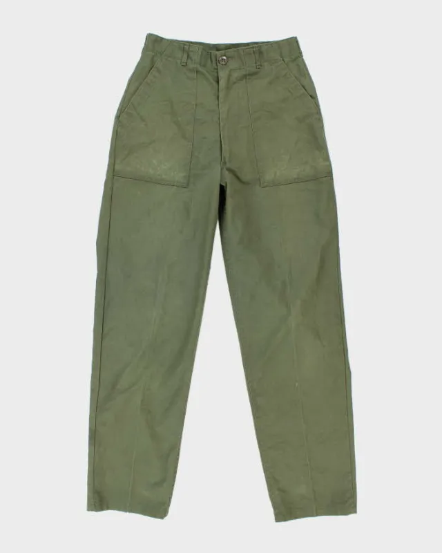 70s Vintage US Army Dura-Press Utility Trousers - 28x31 sold by Rokit