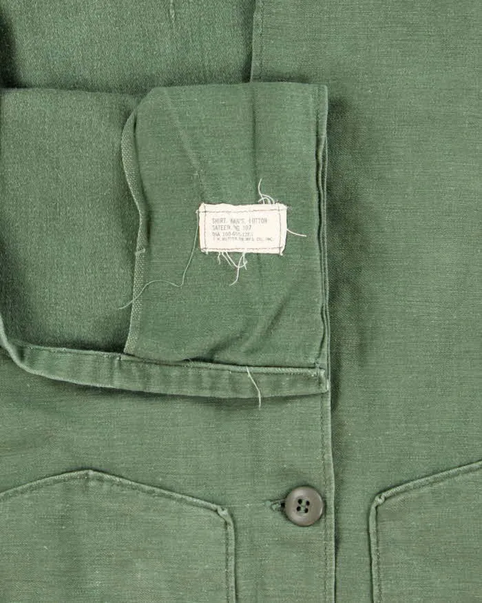 60s Vintage US Army OG-107 Utility Shirt - Large sold by Rokit product image thumbnail 4