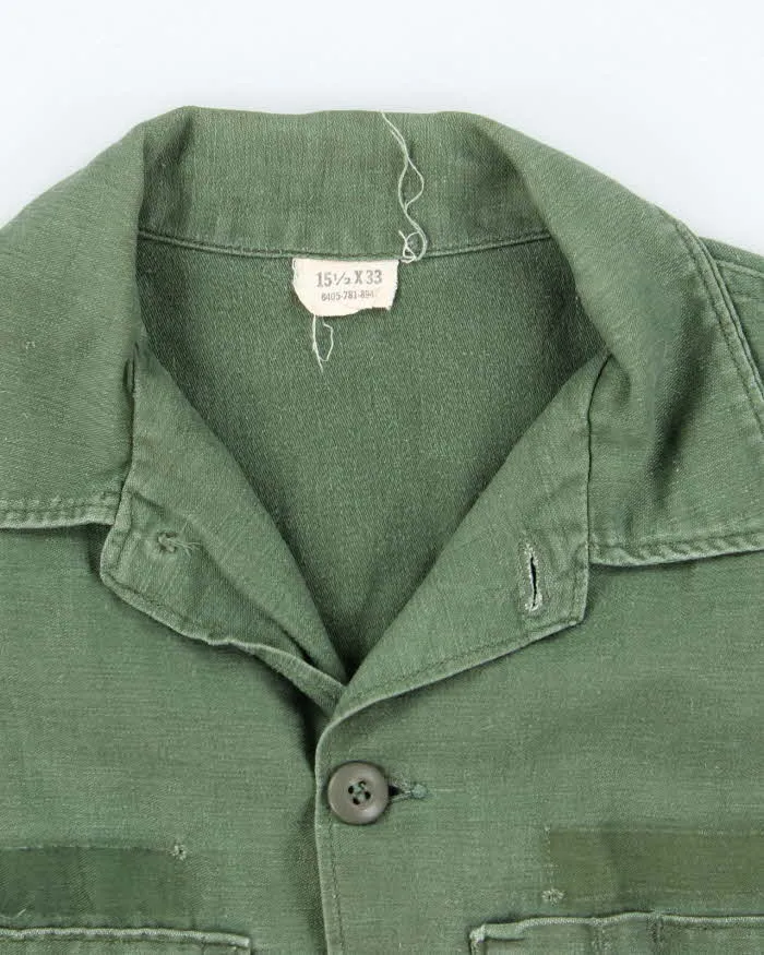60s Vintage US Army OG-107 Utility Shirt - Large sold by Rokit product image thumbnail 5