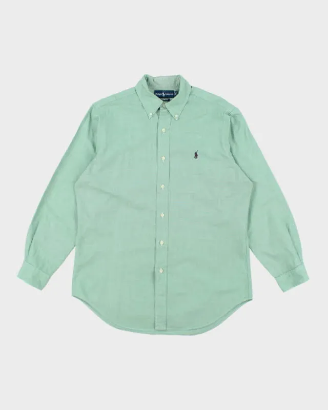 Vintage 2000's Ralph Lauren Classic Fit Plain Shirt - L sold by Rokit