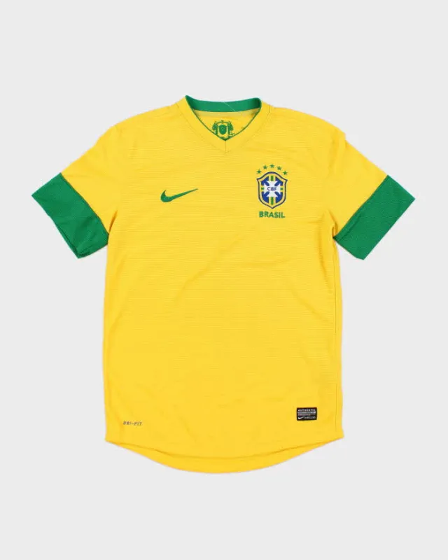 Vintage Brasil 2012-13 Home International Football Shirt - S sold by Rokit