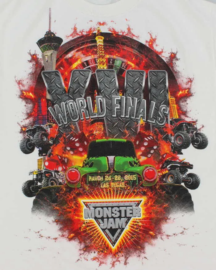 Vintage Monster Jam World Finals Graphic T-Shirt - M sold by Rokit product image thumbnail 3