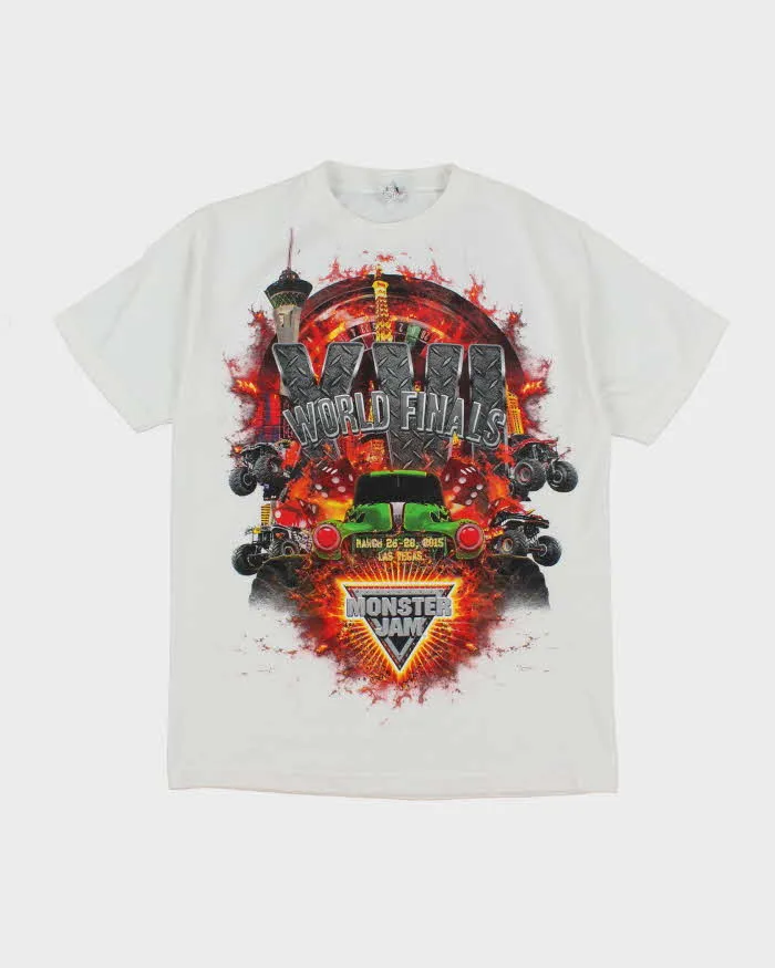 Vintage Monster Jam World Finals Graphic T-Shirt - M sold by Rokit