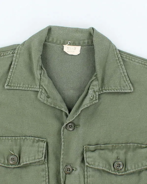 60s Vintage US Army OG-107 Utility Shirt - Large sold by Rokit product image thumbnail 5