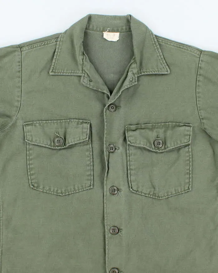 60s Vintage US Army OG-107 Utility Shirt - Large sold by Rokit product image thumbnail 3