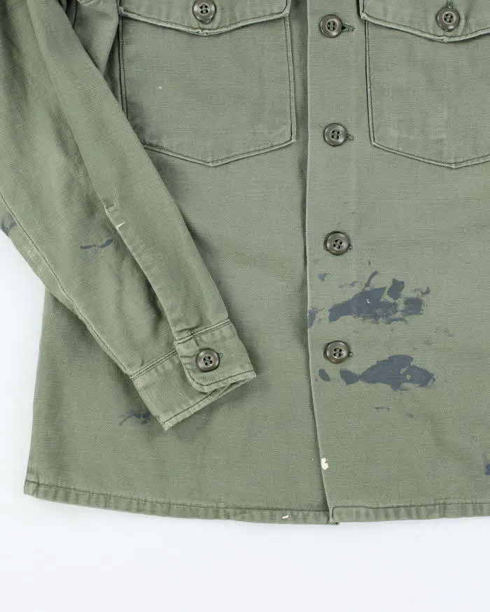 60s Vintage US Army OG-107 Utility Shirt - Medium sold by Rokit product image thumbnail 4