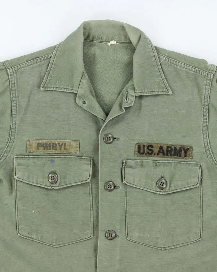 60s Vintage US Army OG-107 Utility Shirt - Medium sold by Rokit product image thumbnail 3