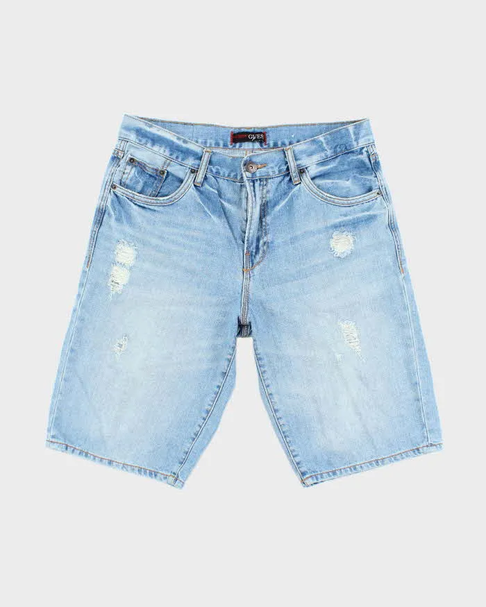 Vintage Y2K Guess Medium Wash Denim Shorts - W32 L11 sold by Rokit