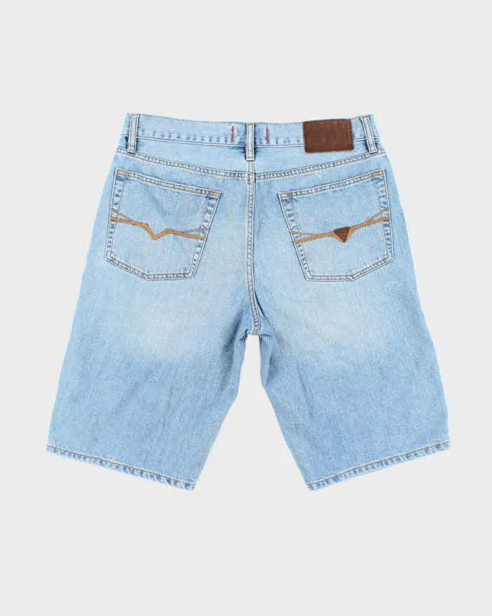 Vintage Y2K Guess Medium Wash Denim Shorts - W32 L11 sold by Rokit product image thumbnail 2