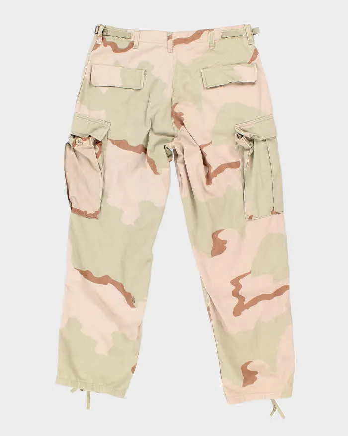 Vintage 90's Desert Camouflage Military Cargo Trousers - W32 L28 sold by Rokit product image thumbnail 2