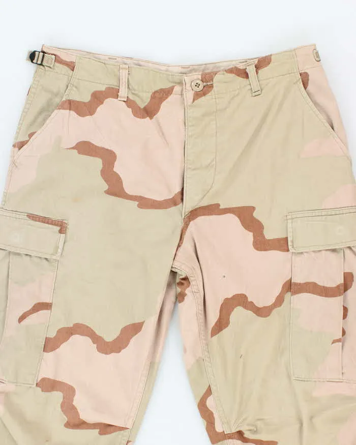 Vintage 90's Desert Camouflage Military Cargo Trousers - W32 L28 sold by Rokit product image thumbnail 3