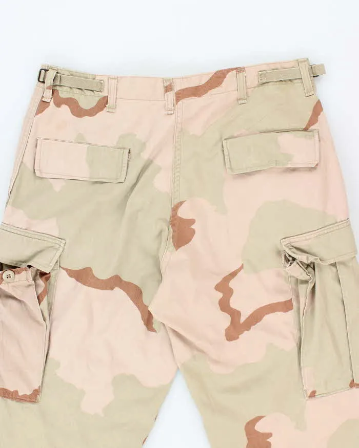 Vintage 90's Desert Camouflage Military Cargo Trousers - W32 L28 sold by Rokit product image thumbnail 4