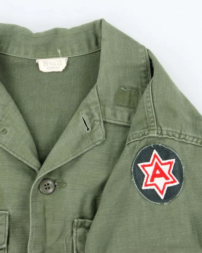 60s Vintage US Army OG-107 Utility Shirt - X-Large sold by Rokit product image thumbnail 4