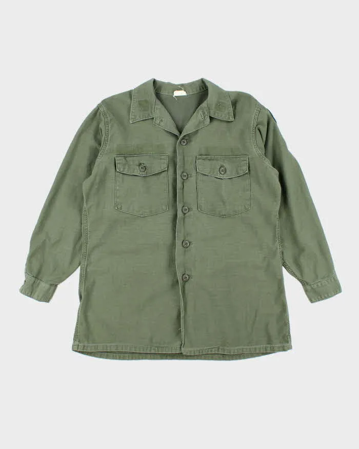 60s Vintage US Army OG-107 Utility Shirt - X-Large sold by Rokit