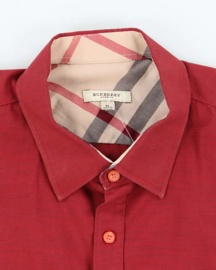 Vintage Burberry London Small Logo Button Up Shirt - XL sold by Rokit product image thumbnail 5