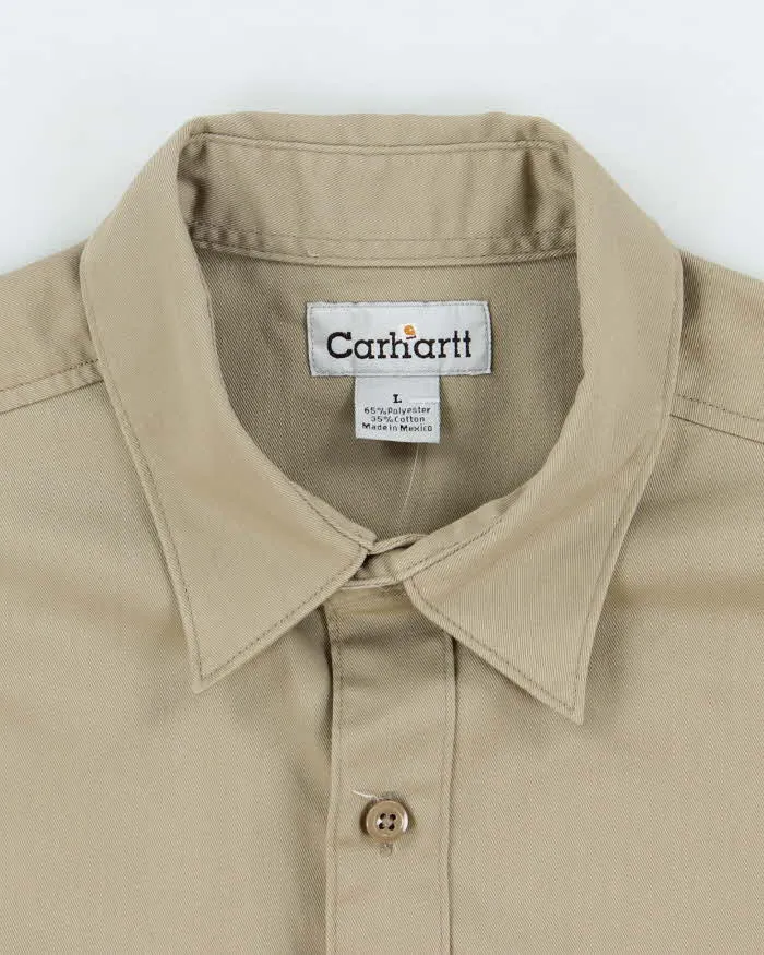 Vintage 90's Carhartt Heavyweight Plain Workwear Shirt - L sold by Rokit product image thumbnail 5
