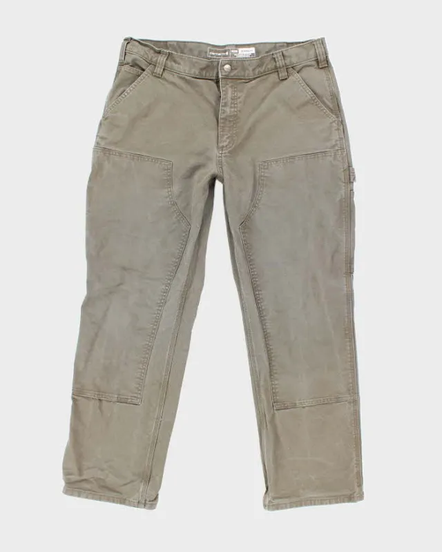 Vintage 2000's Carhartt Heavyweight Double Knee Carpenter Trousers - W34 L27 sold by Rokit