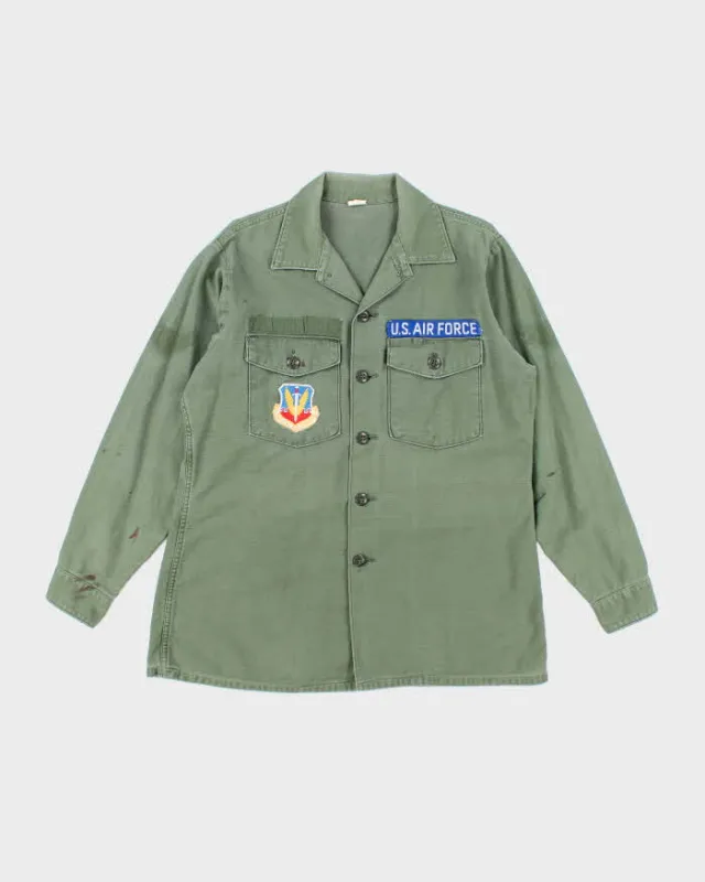 60s Vintage US Air Force OG-107 Utility Shirt - X-Large sold by Rokit