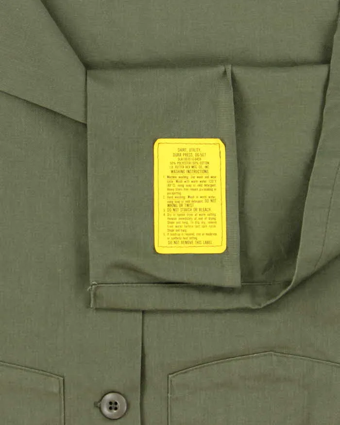 70s Vintage US Army Dura-Press Utility Shirt - XX-Large sold by Rokit product image thumbnail 4