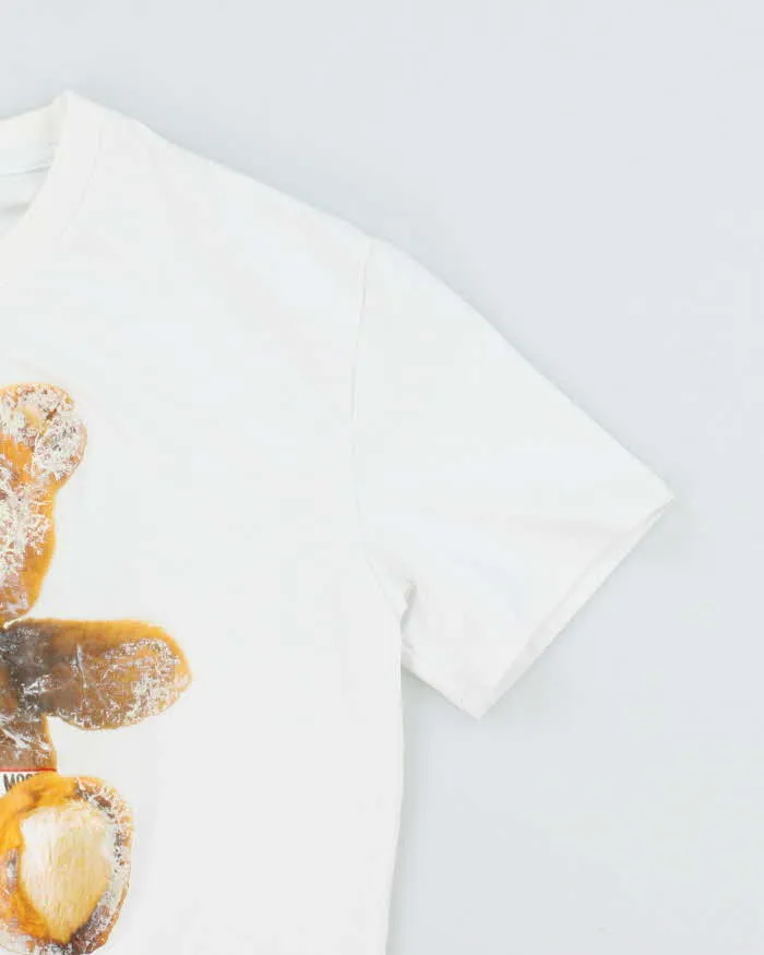 Vintage Y2K Moschino Underwear Teddy Bear Graphic T-Shirt - S sold by Rokit product image thumbnail 4