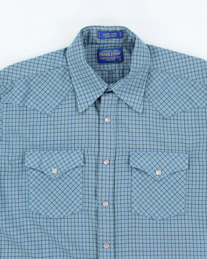 Vintage 90's Pendleton Wool Blend Western Style Shirt - M sold by Rokit product image thumbnail 3