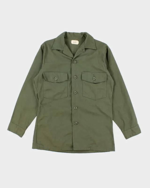 70s Vintage US Army Dura-Press Utility Shirt - Small sold by Rokit