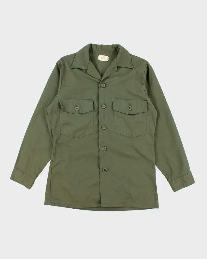 70s Vintage US Army Dura-Press Utility Shirt - Small sold by Rokit