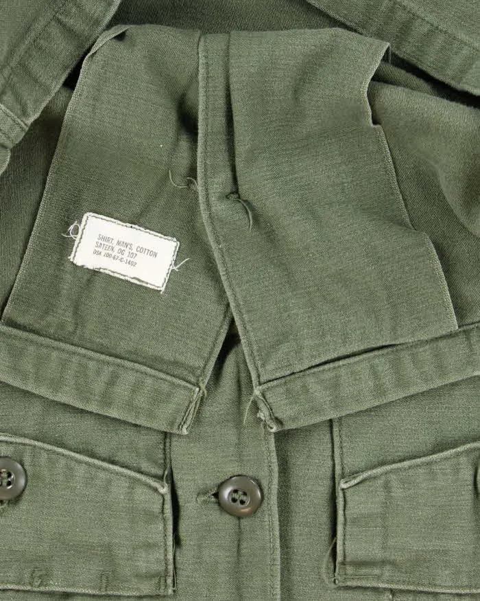 60s Vintage US Army OG-107 Utility Shirt - X-Small sold by Rokit product image thumbnail 4