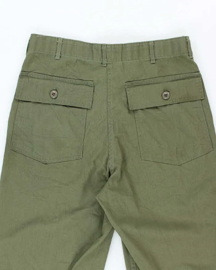 70s Vintage US Army Dura-Press UtilityTrousers - 30x31 sold by Rokit product image thumbnail 4