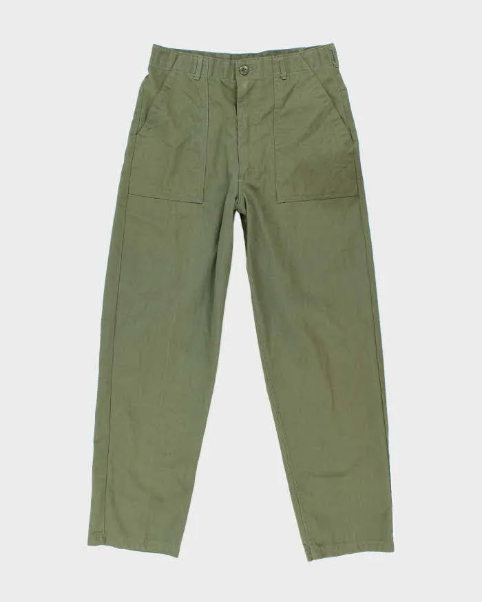 70s Vintage US Army Dura-Press UtilityTrousers - 30x31 sold by Rokit