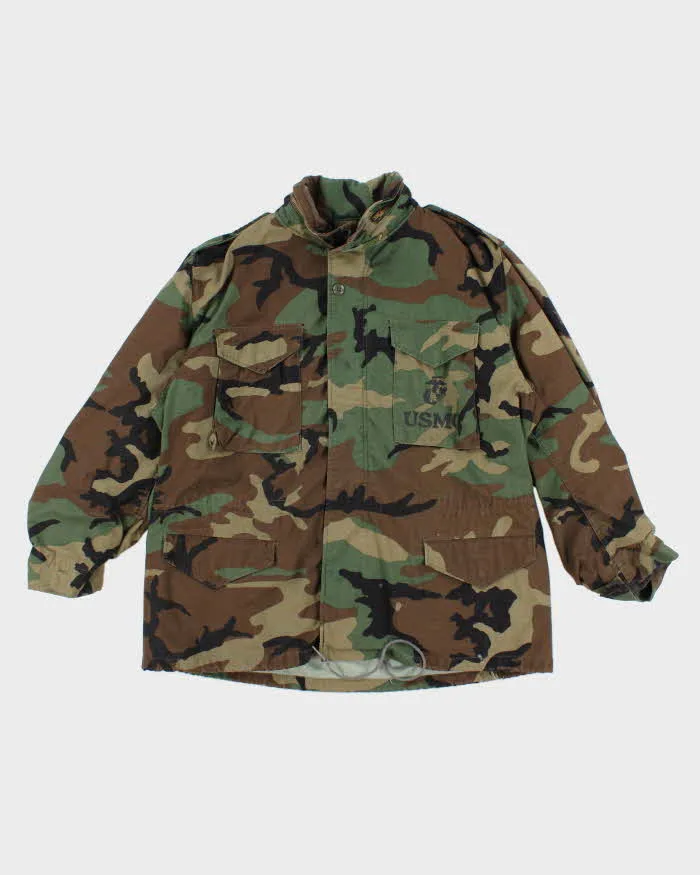 Vintage 90's US Marine Corp Heavyweight Camouflage Military Jacket - XL sold by Rokit