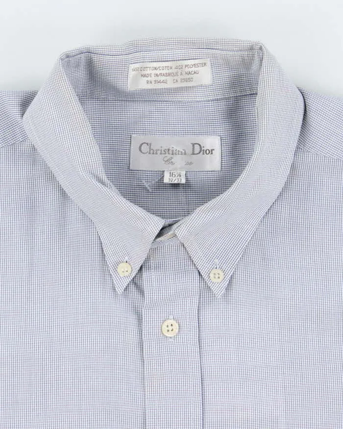 Vintage 90's Christian Dior Striped Button Up Shirt - L sold by Rokit product image thumbnail 5