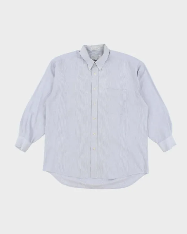 Vintage 90's Christian Dior Striped Button Up Shirt - L sold by Rokit