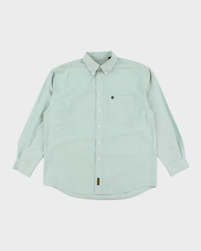 Vintage Timberland Oversized Heavyweight Plain Shirt - L made by Timberland